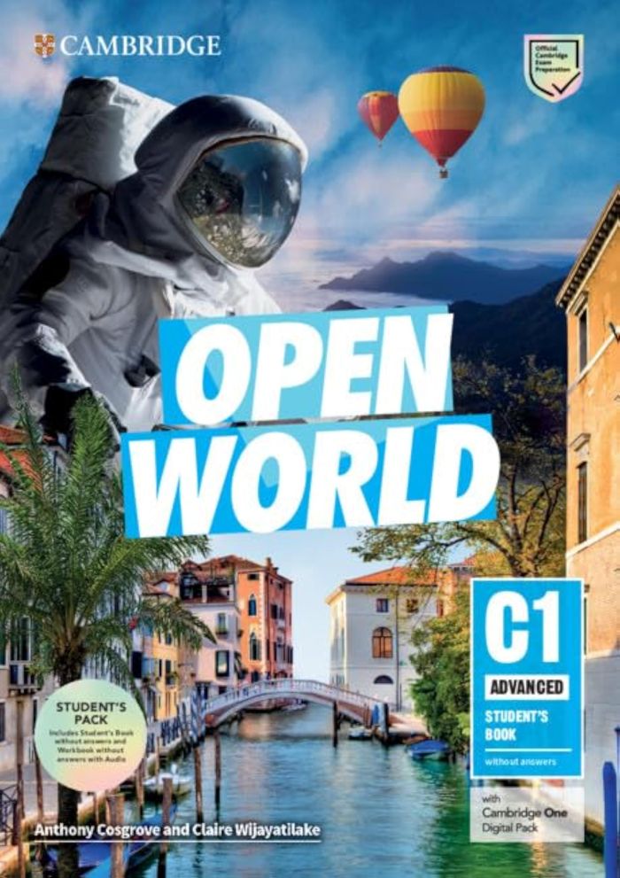 Couverture du livre « OPEN WORLD ADVANCED STUDENT'S BOOK PACK WITHOUT ANSWERS » de Anthony Cosgrove, librairie Les Contes Infusés à Corte