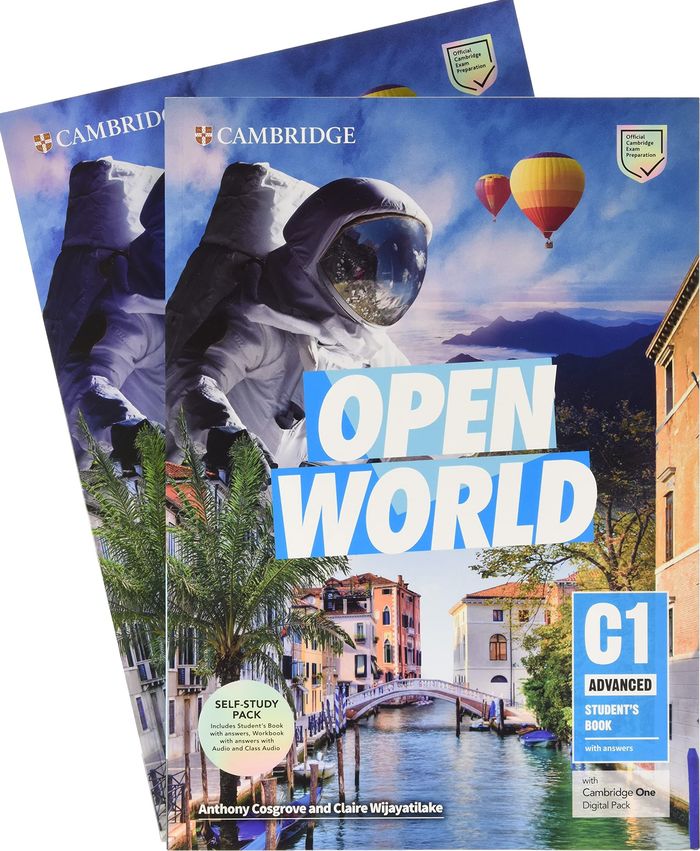Couverture du livre « OPEN WORLD ADVANCED SELF-STUDY PACK WITH ANSWERS » de Cosgrove, librairie Les Contes Infusés à Corte