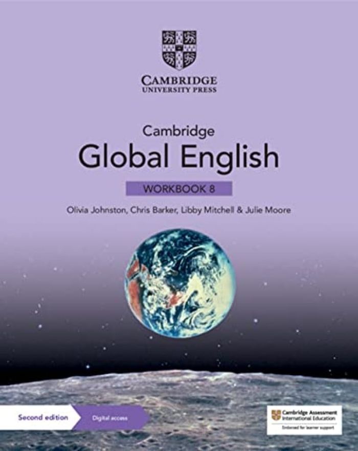Couverture du livre « CAMBRIDGE LOWER SECONDARY GLOBAL ENGLISH - CAMBRIDGE GLOBAL ENGLISH WORKBOOK 8 WITH DIGITAL ACCESS ( » de Johnston/barker, librairie Les Contes Infusés à Corte