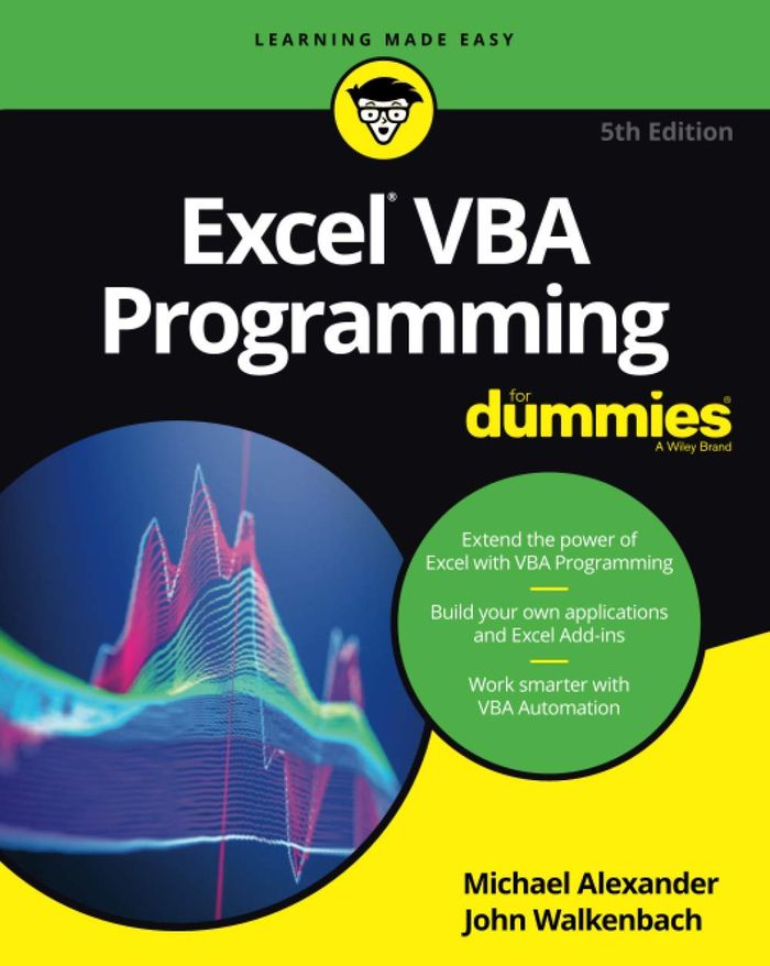Couverture du livre « EXCEL VBA PROGRAMMING FOR DUMMIES », librairie Les Contes Infusés à Corte