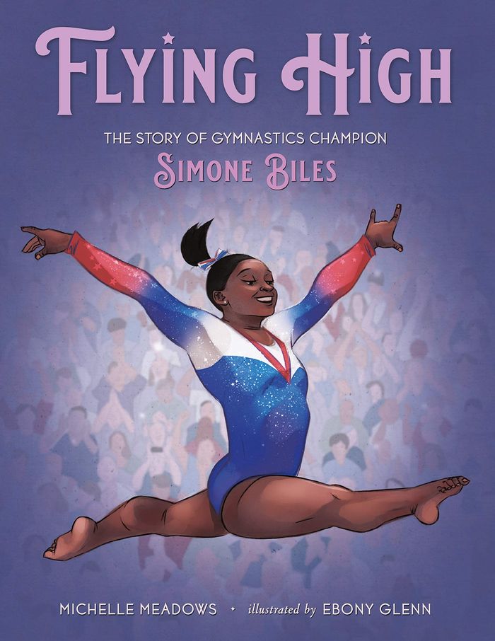 Couverture du livre « WHO DID IT FIRST? - FLYING HIGH - THE STORY OF GYMNASTICS CHAMPION SIMONE BILES », librairie Les Contes Infusés à Corte