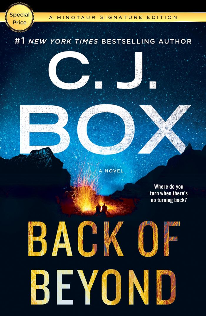 Couverture du livre « BACK OF BEYOND » de Box, C.J., librairie Les Contes Infusés à Corte