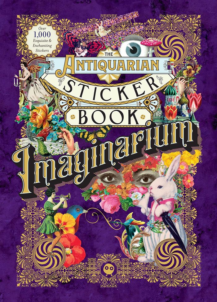 Couverture du livre « THE ANTIQUARIAN STICKER BOOK SERIES - THE ANTIQUARIAN STICKER BOOK: IMAGINARIUM » de Dot Dot/odd, librairie Les Contes Infusés à Corte