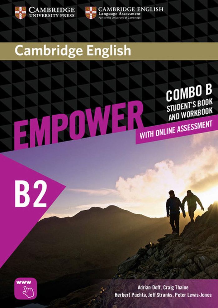 Couverture du livre « CAMBRIDGE ENGLISH EMPOWER UPPER INTERMEDIATE COMBO B WITH ONLINE », librairie Les Contes Infusés à Corte