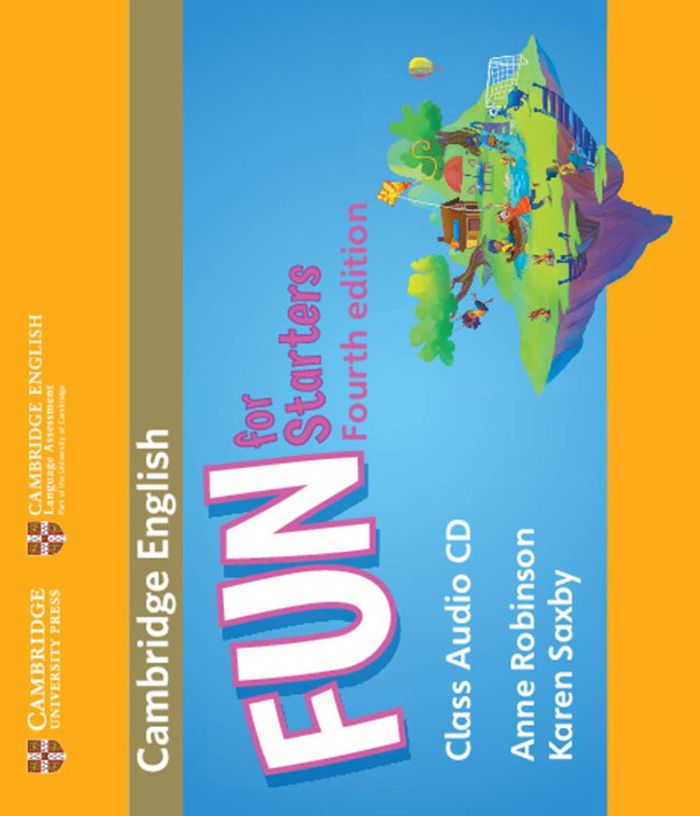 Couverture du livre « FUN FOR STARTERS CLASS AUDIO CD » de Robinson, Anne, Saxb, librairie Les Contes Infusés à Corte
