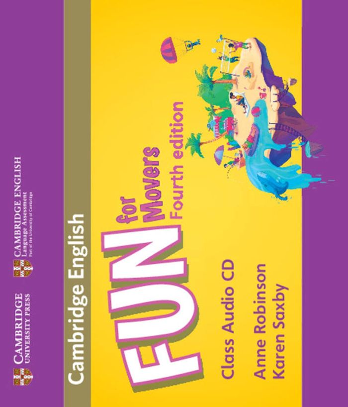 Couverture du livre « FUN FOR MOVERS CLASS AUDIO CD » de Robinson, Anne, Saxb, librairie Les Contes Infusés à Corte
