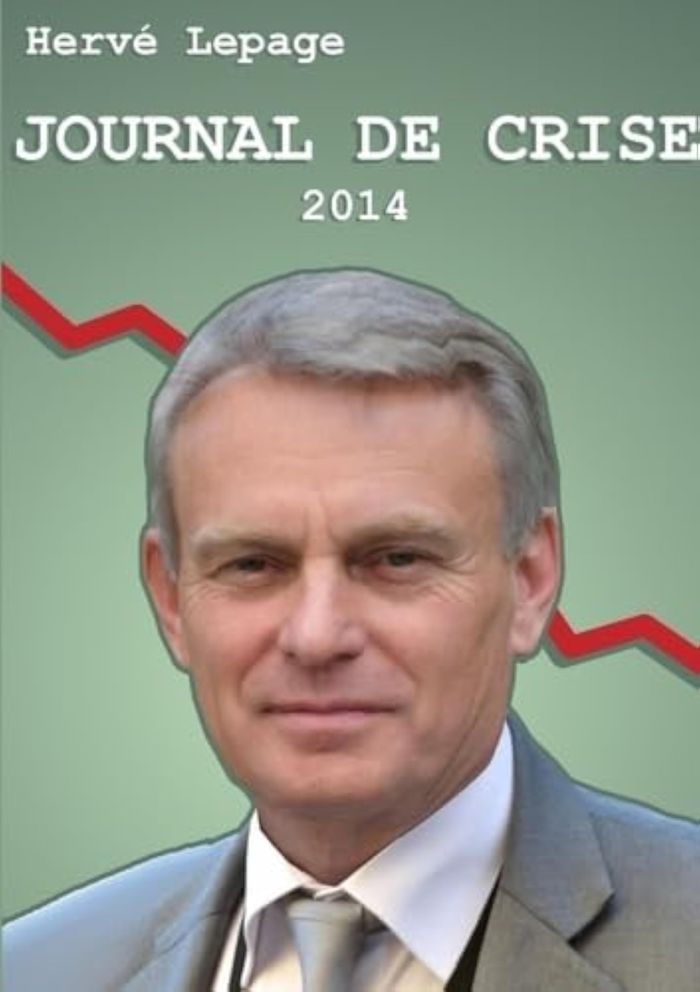 Couverture du livre « JOURNAL DE CRISE 2014 » de Herve Lepage, librairie Les Contes Infusés à Corte