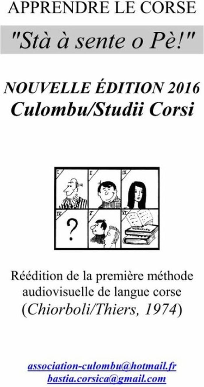 Couverture : APPRENDRE LE CORSE "STA A SENTE O PE!"