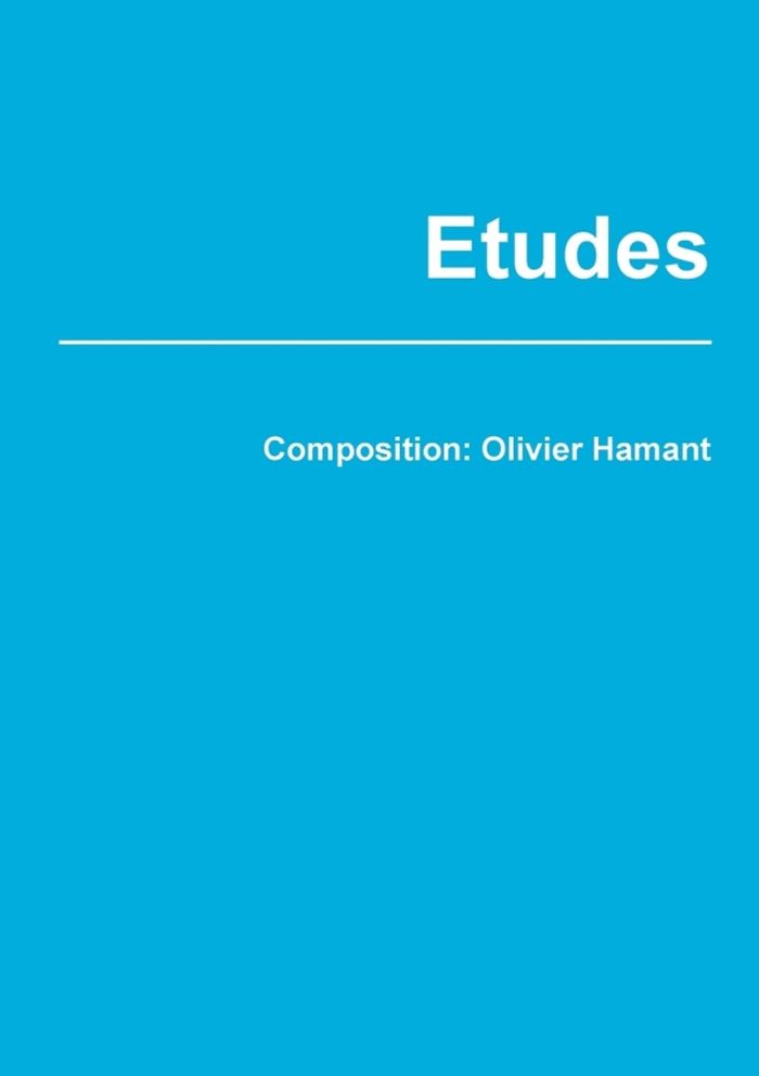 Couverture du livre « ETUDES » de Olivier Hamant, librairie Les Contes Infusés à Corte