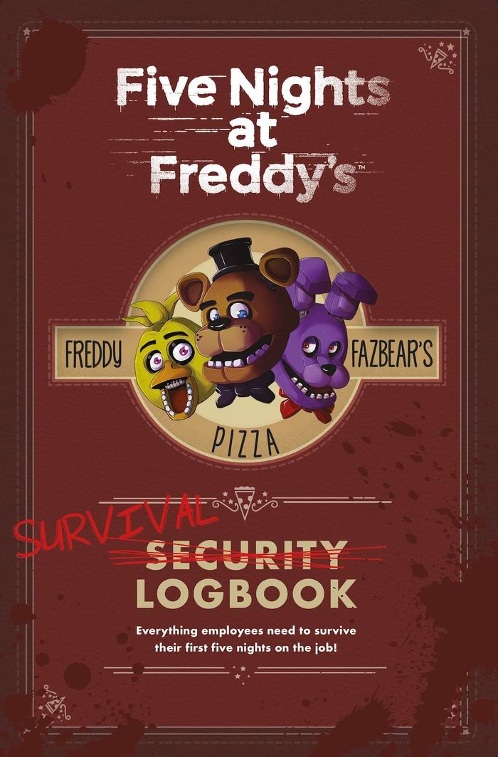 Couverture du livre « FIVE NIGHTS AT FREDDY'S: SURVIVAL LOGBOOK » de Cawthon/scholastic, librairie Les Contes Infusés à Corte