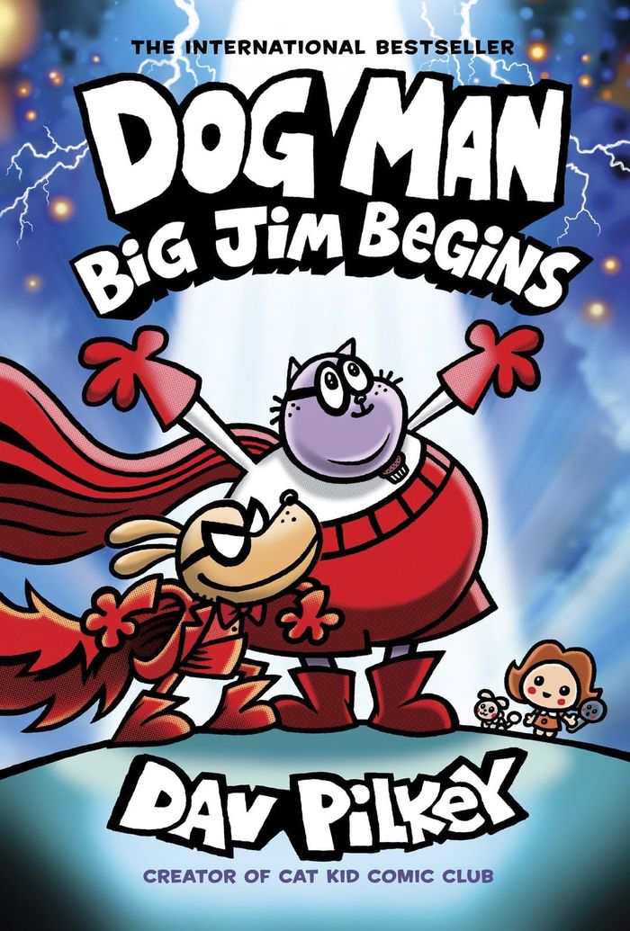 Couverture du livre « DOG MAN - BIG JIM BEGINS: A GRAPHIC NOVEL » de Pilkey, librairie Les Contes Infusés à Corte