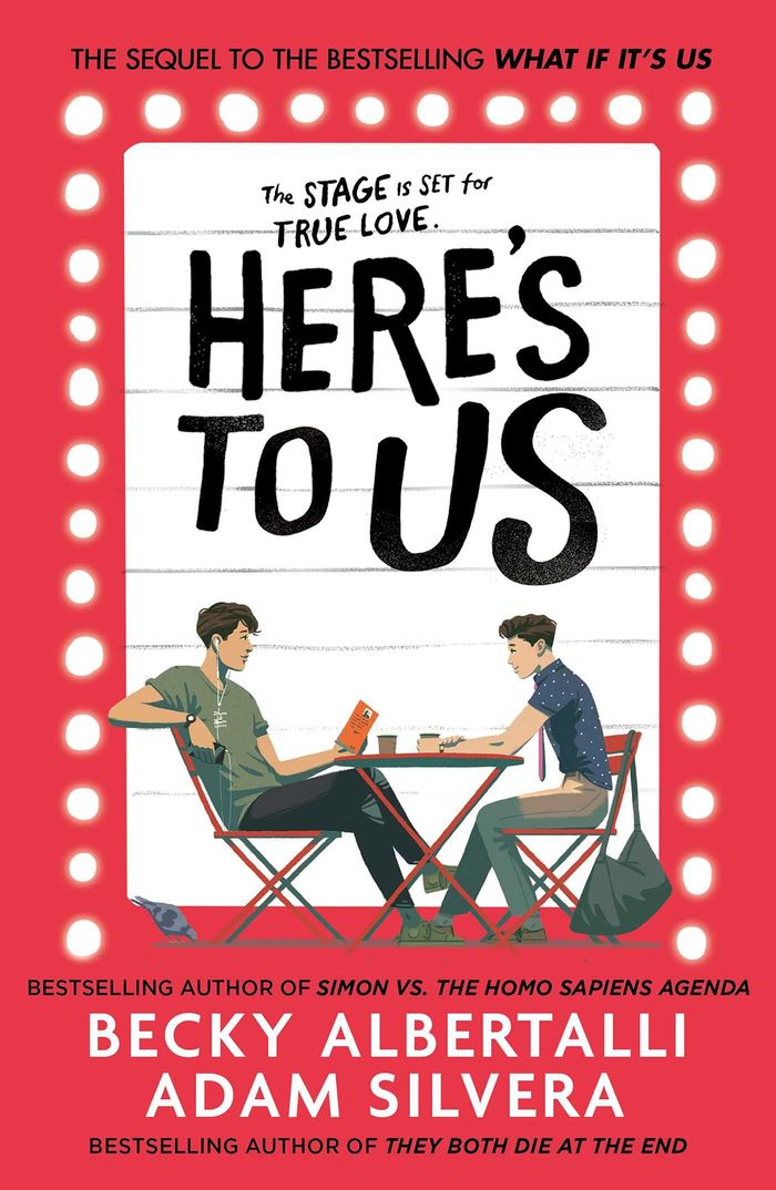 Couverture du livre « HERE'S TO US », librairie Les Contes Infusés à Corte