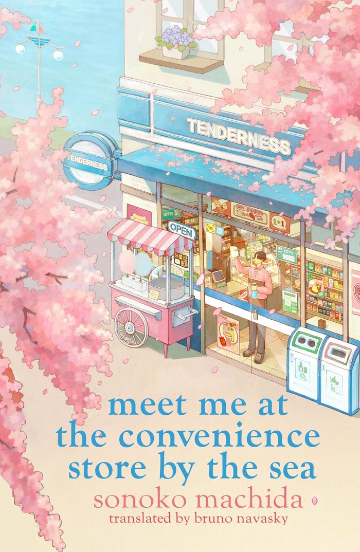 Couverture du livre « THE MEET ME AT THE CONVENIENCE STORE BY THE SEA - RETURN TO THE HEARTWARMING JAPANESE SERIES THAT HA », librairie Les Contes Infusés à Corte