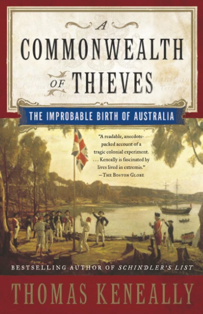 Couverture du livre « A COMMONWEALTH OF THIEVES - THE IMPROBABLE BIRTH OF AUSTRALIA », librairie Les Contes Infusés à Corte