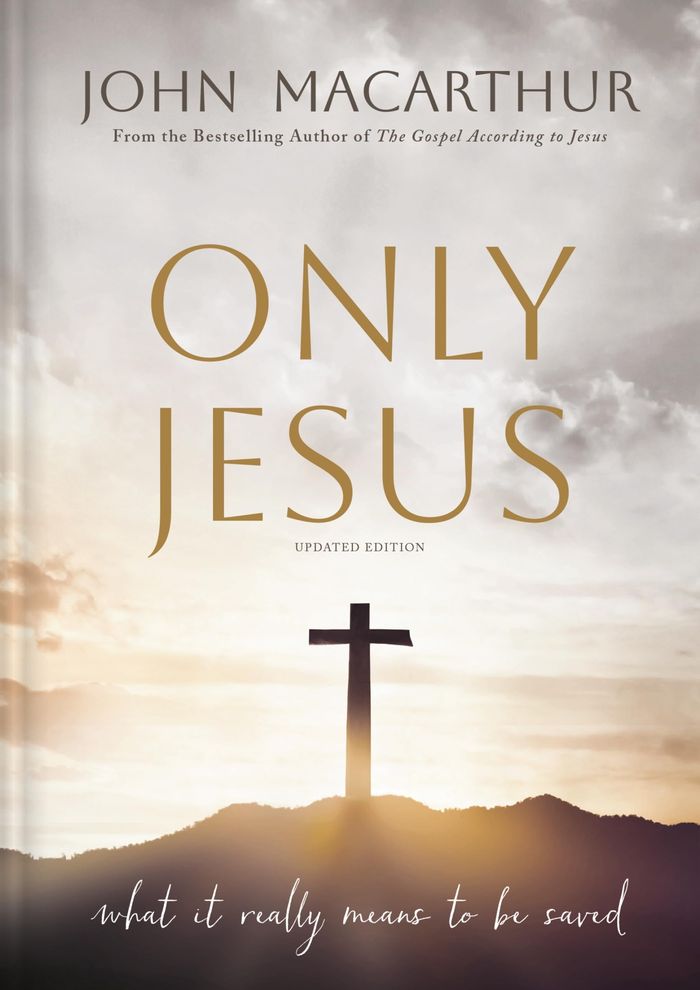 Couverture du livre « ONLY JESUS, UPDATED EDITION - WHAT IT REALLY MEANS TO BE SAVED » de Macarthur John F., librairie Les Contes Infusés à Corte