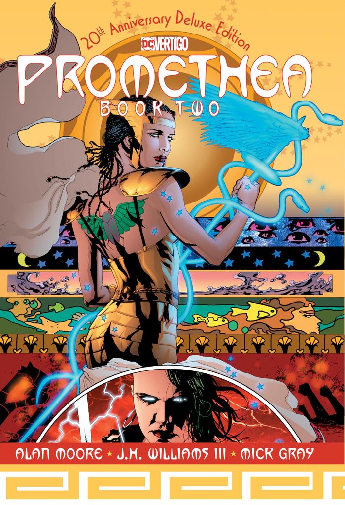 Couverture du livre « PROMETHEA: THE DELUXE EDITION BOOK TWO » de Moore/iii, librairie Les Contes Infusés à Corte