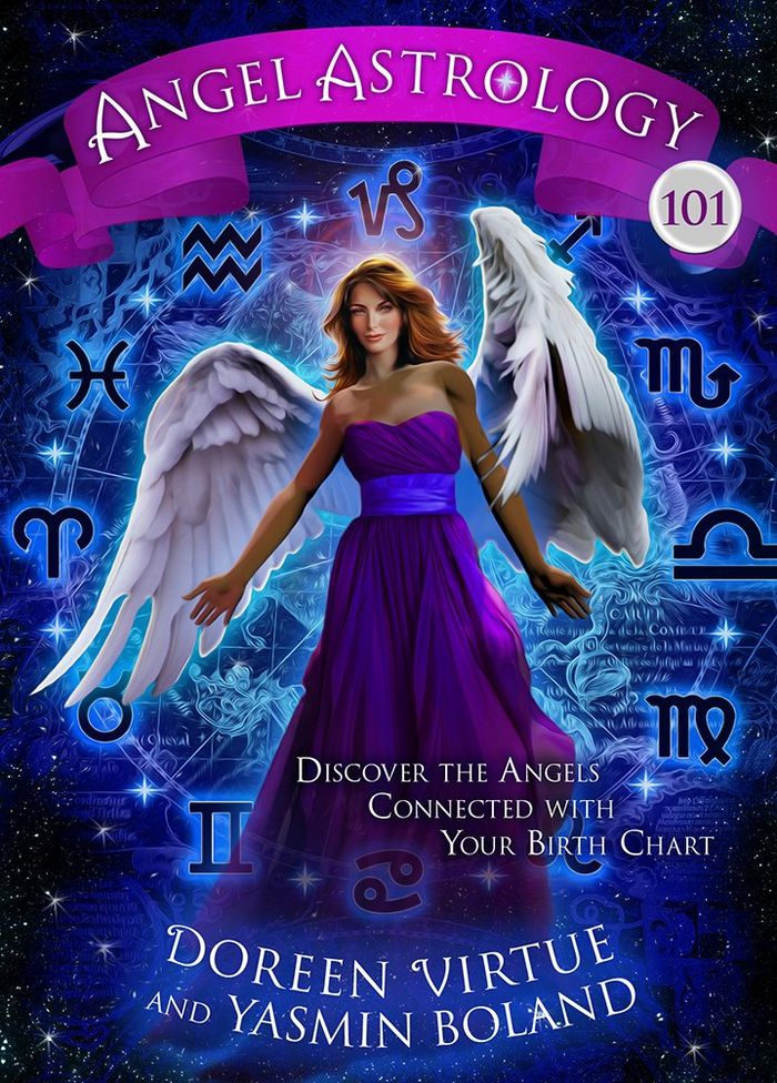 Couverture du livre « ANGEL ASTROLOGY 101 » de Virtue, Doreen, Bola, librairie Les Contes Infusés à Corte