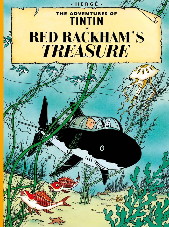 Couverture du livre « RED RACKHAM'S TREASURE » de Herge, librairie Les Contes Infusés à Corte