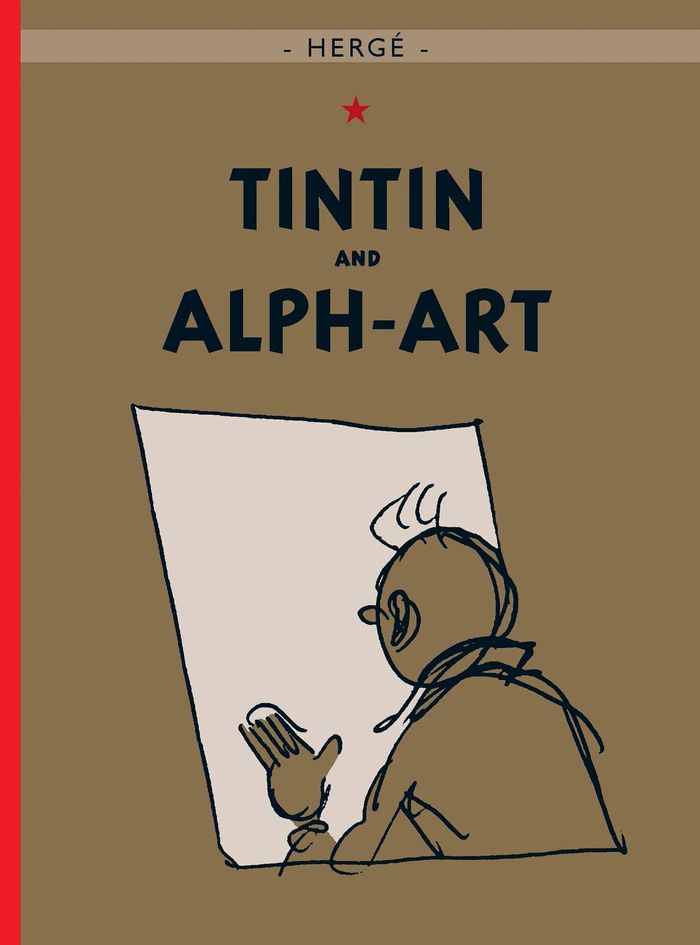 Couverture du livre « Tintin and Alph-art » de Hergé, librairie Les Contes Infusés à Corte