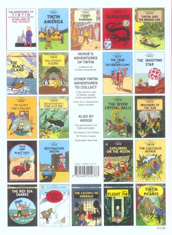 Quatrième de couverture de « Tintin reporter for Le petit Vingtième in the land of the Soviets »