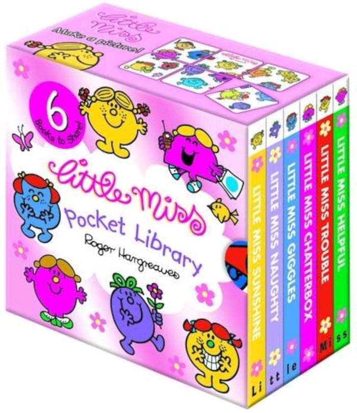 Couverture du livre « LITTLE MISS POCKET LIBRARY » de Hargreaves, Roger, librairie Les Contes Infusés à Corte