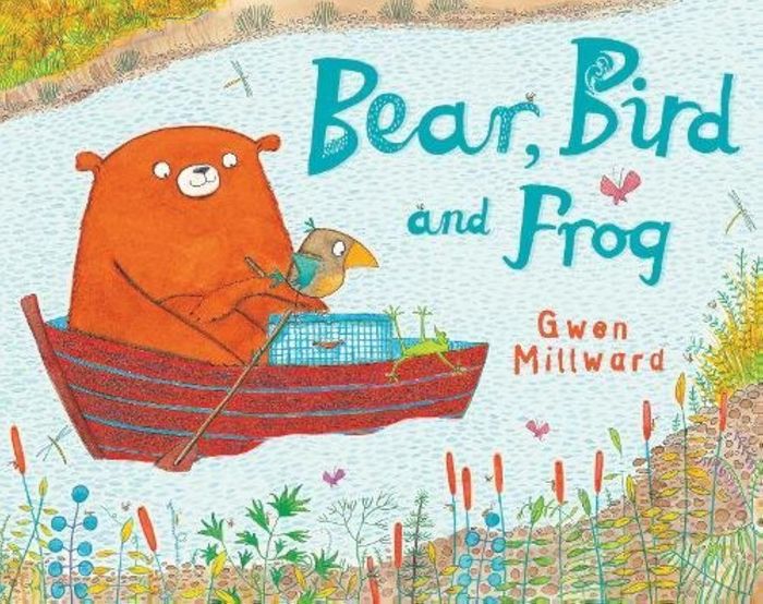 Couverture du livre « BEAR, BIRD AND FROG » de Millward, Gwen, librairie Les Contes Infusés à Corte