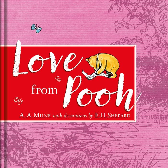 Couverture du livre « LOVE FROM POOH » de Milne, A.A., librairie Les Contes Infusés à Corte