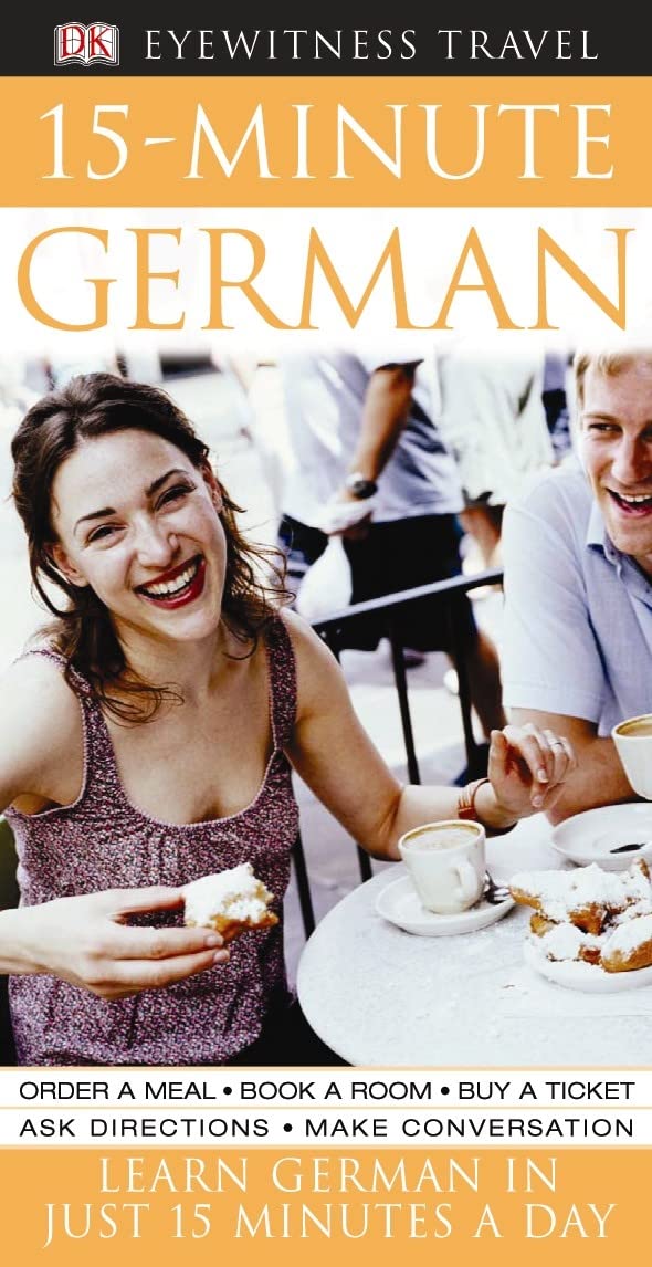Couverture du livre « EYEWITNESS TRAVEL 15-MINUTE: 15-MINUTE GERMAN: SPEAK GERMAN IN JUST 15 MINUTES A DAY », librairie Les Contes Infusés à Corte