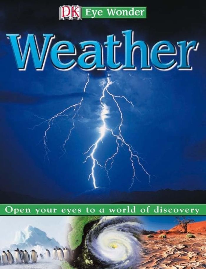 Couverture du livre « EYE WONDER:  WEATHER » de Dorling Kindersley, librairie Les Contes Infusés à Corte