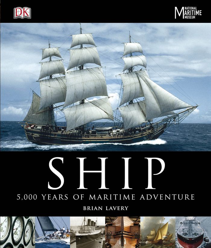 Couverture du livre « SHIP: 5000 YEARS OF MARITIME HISTORY » de Kindersley Dorling, librairie Les Contes Infusés à Corte