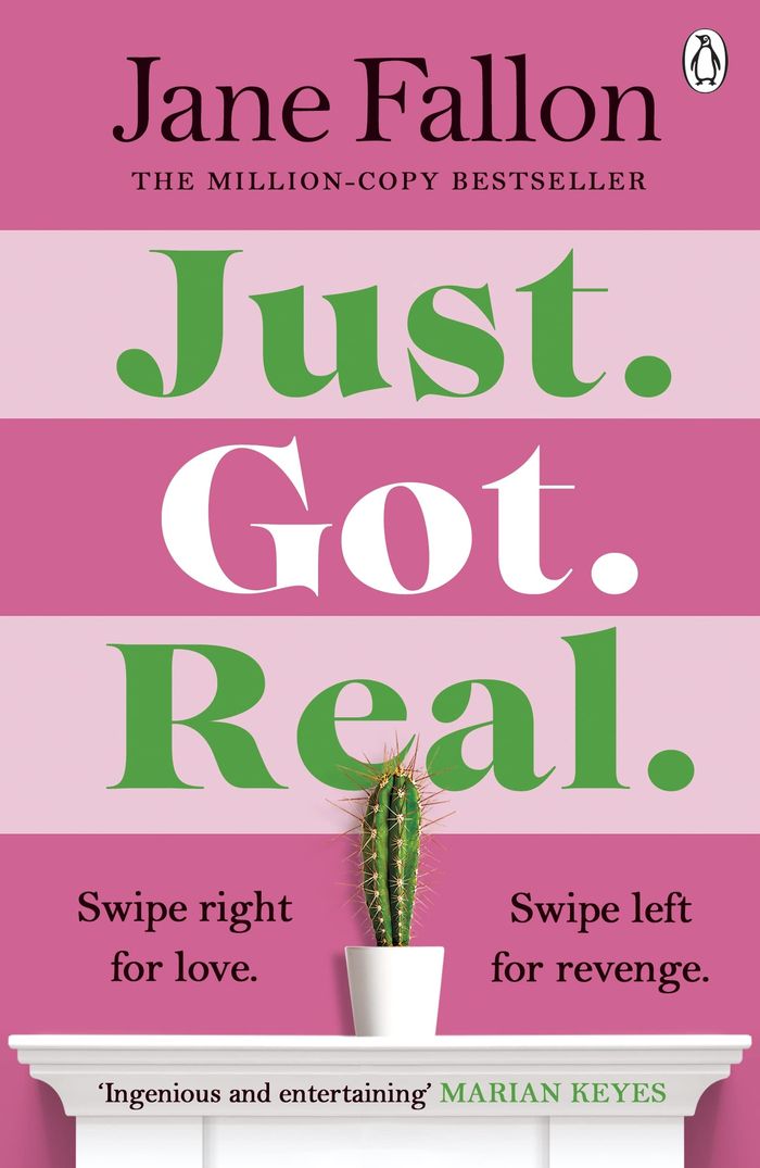 Couverture du livre « JUST GOT REAL » de Jane Fallon, librairie Les Contes Infusés à Corte