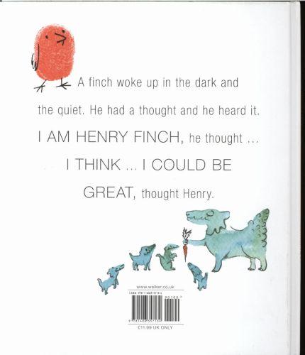 Quatrième de couverture de « I AM HENRY FINCH »