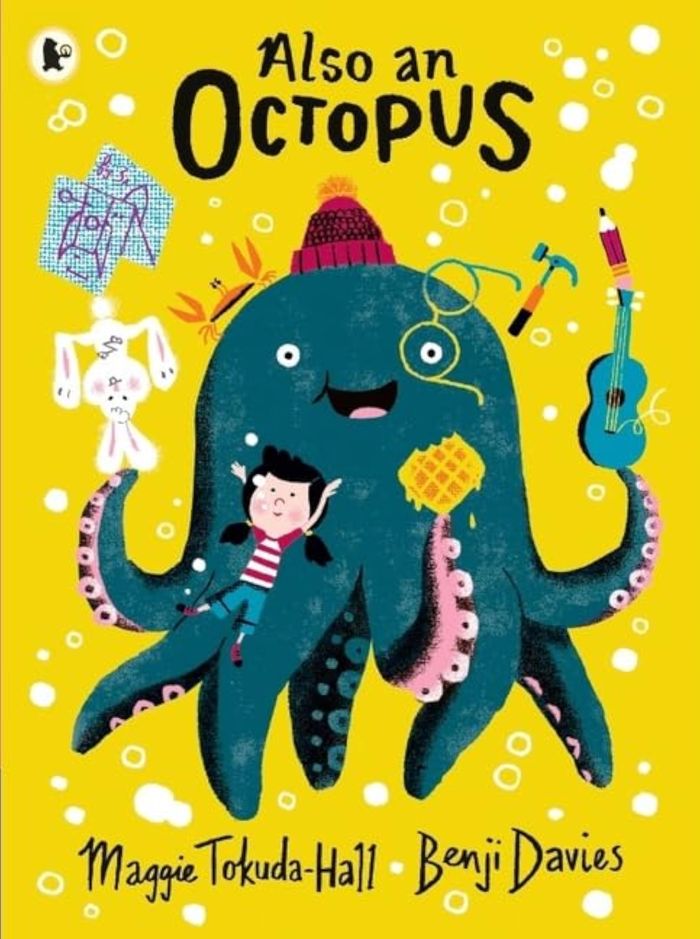 Couverture du livre « ALSO AN OCTOPUS » de Tokuda-Hall, Maggie, librairie Les Contes Infusés à Corte