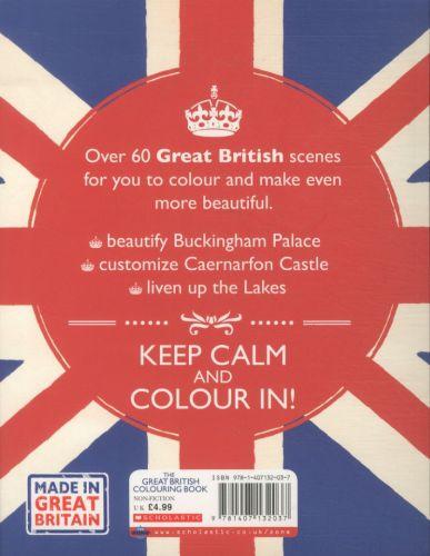 Quatrième de couverture de « THE GREAT BRITISH COLOURING BOOK »