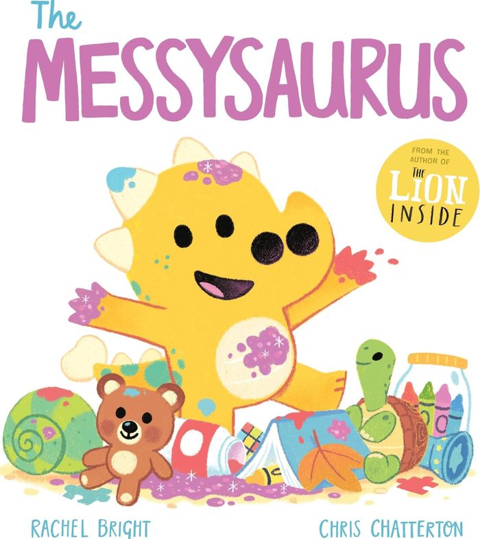 Couverture du livre « A DINOFEELINGS BOOK: THE MESSYSAURUS » de Bright/chatterton, librairie Les Contes Infusés à Corte