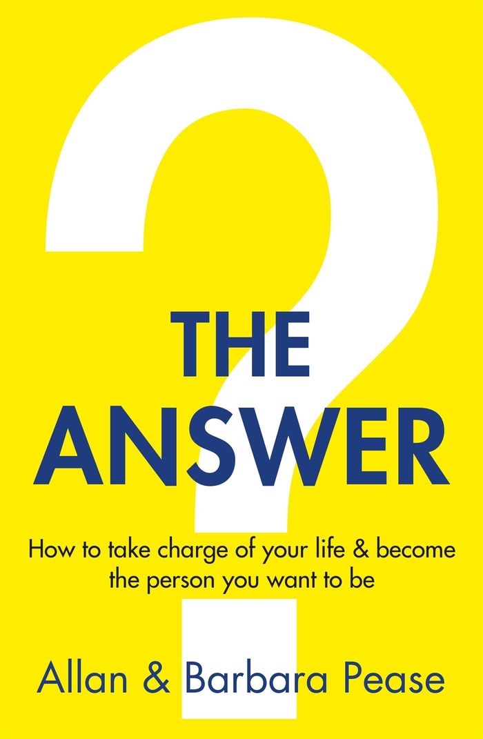 Couverture du livre « THE ANSWER - HOW TO TAKE CHARGE OF YOUR LIFE & BECOME THE PERSON YOU WANT TO BE » de Pease, librairie Les Contes Infusés à Corte