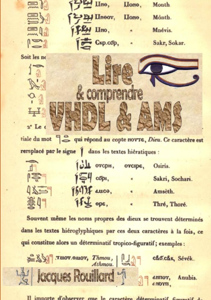 Couverture du livre « LIRE & COMPRENDRE VHDL & AMS », librairie Les Contes Infusés à Corte