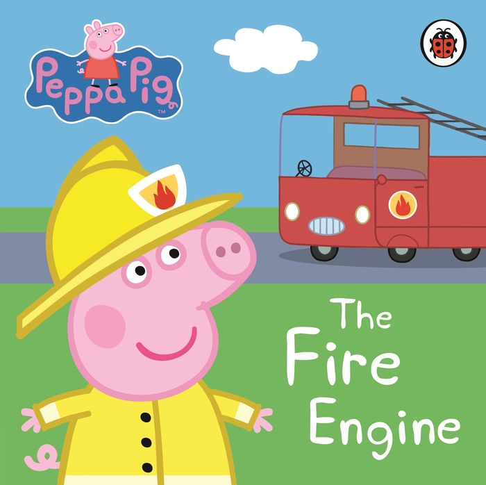 Couverture du livre « PEPPA PIG: THE FIRE ENGINE: MY FIRST STORYBOOK » de Pig Peppa, librairie Les Contes Infusés à Corte