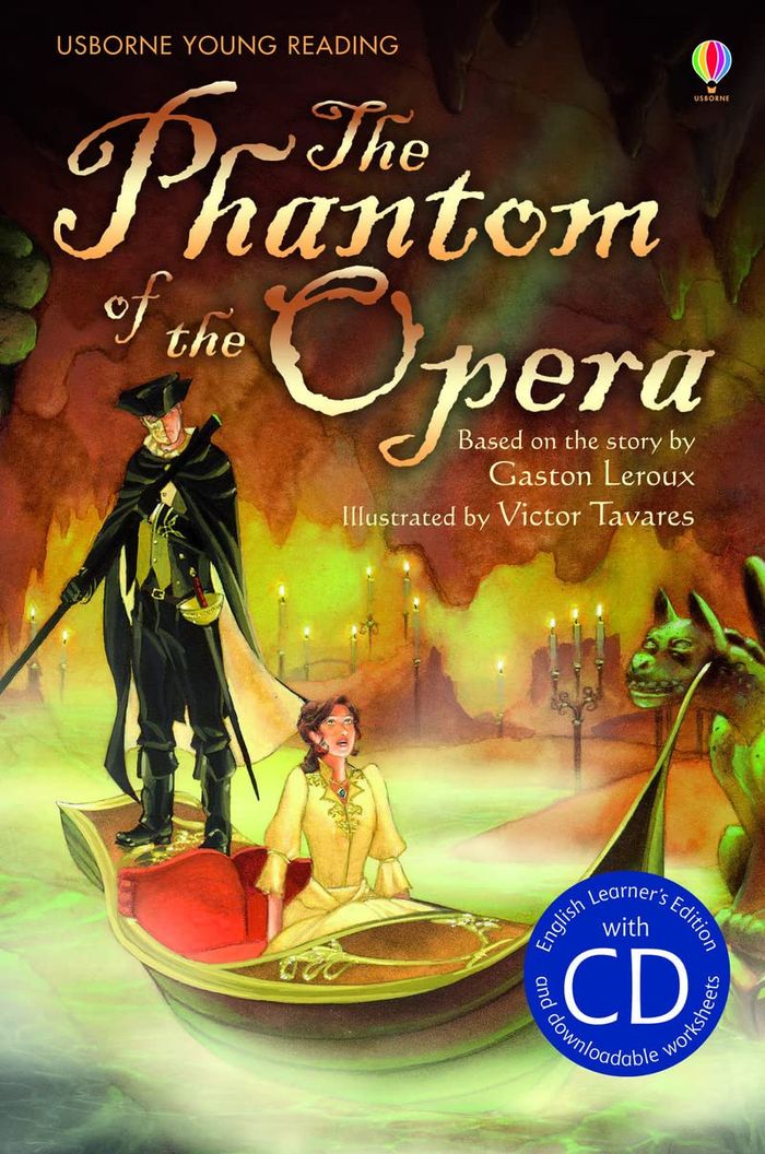 Couverture du livre « THE PHANTOM OF THE OPERA », librairie Les Contes Infusés à Corte