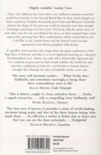 Quatrième de couverture de « ALLIANCE. THE INSIDE STORY OF HOW ROOSEVELT, STALIN AND CHURCHILL WON »