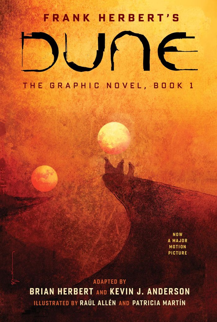 Couverture du livre « DUNE: THE GRAPHIC NOVEL, BOOK 1: DUNE » de Frank Herbert, librairie Les Contes Infusés à Corte