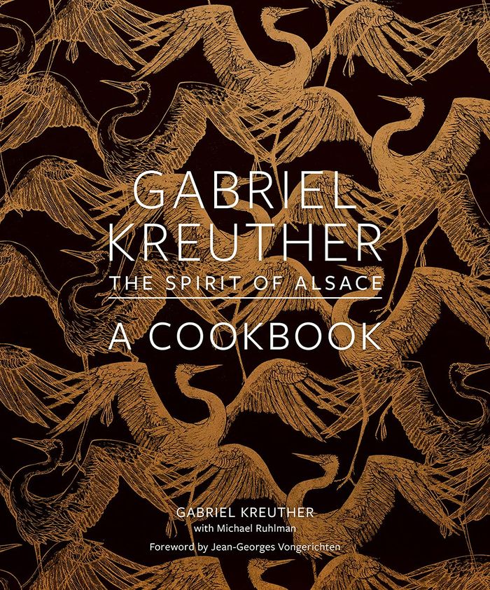 Couverture du livre « GABRIEL KREUTHER - THE SPIRIT OF ALSACE, A COOKBOOK » de Kreuther/ruhlman, librairie Les Contes Infusés à Corte