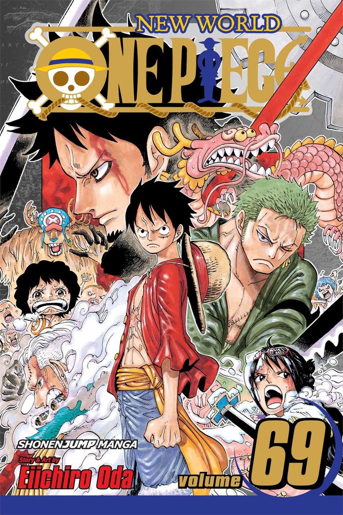 Couverture du livre « ONE PIECE, VOL. 69 - VOLUME 69 - S.A.D. » de Eiichiro Oda, librairie Les Contes Infusés à Corte