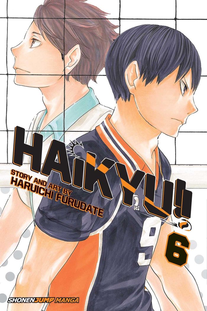 Couverture du livre « HAIKYU!!, VOL. 6 - VOLUME 6 - SETTER BATTLE! » de Haruichi Furudate, librairie Les Contes Infusés à Corte
