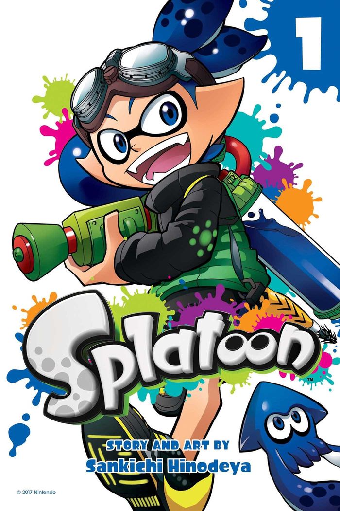 Couverture du livre « SPLATOON, VOL. 1 - VOLUME 1 » de Sankichi Hinodeya, librairie Les Contes Infusés à Corte