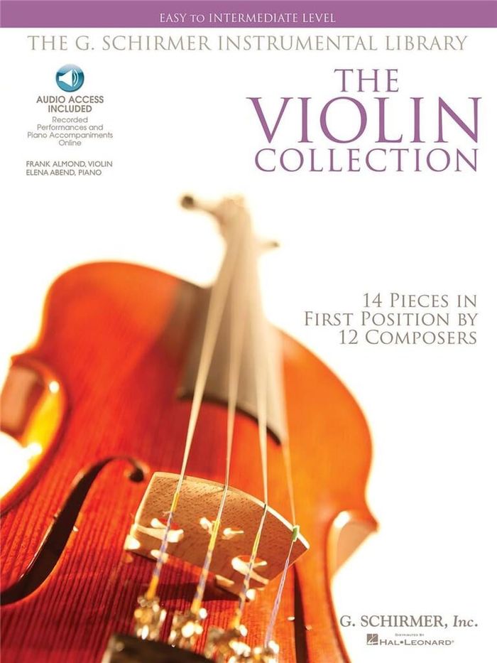Couverture du livre « FRANK ALMOND : THE VIOLIN COLLECTION - EASY TO INTERMEDIATE LEVEL + ONLINE RECORDS - VIOLON ET PIANO » de Almond Frank, librairie Les Contes Infusés à Corte