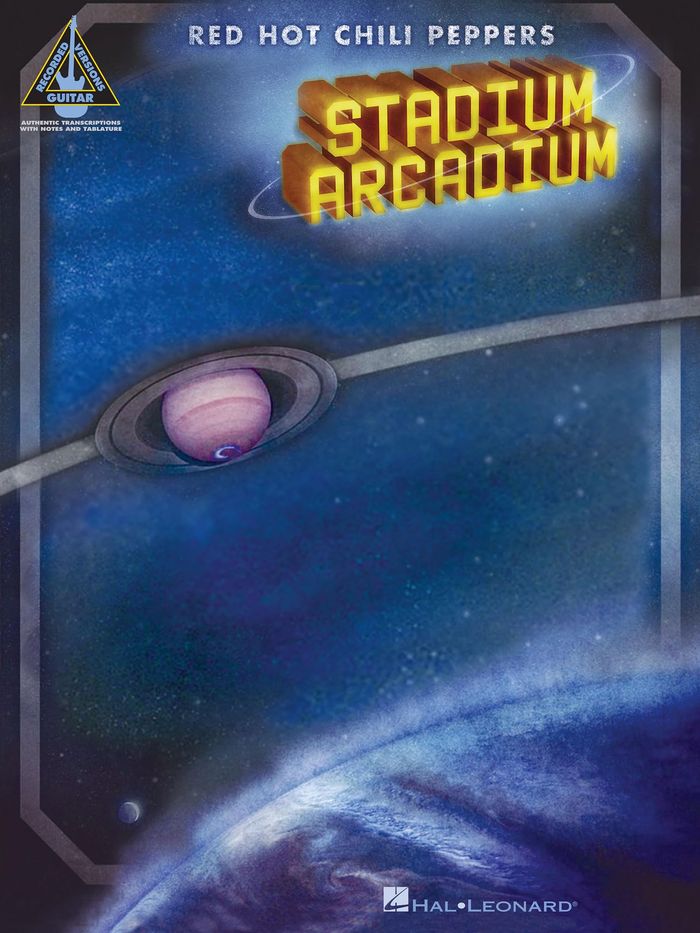 Couverture du livre « RED HOT CHILI PEPPERS - STADIUM ARCADIUM GUITARE » de Auteurs Divers, librairie Les Contes Infusés à Corte