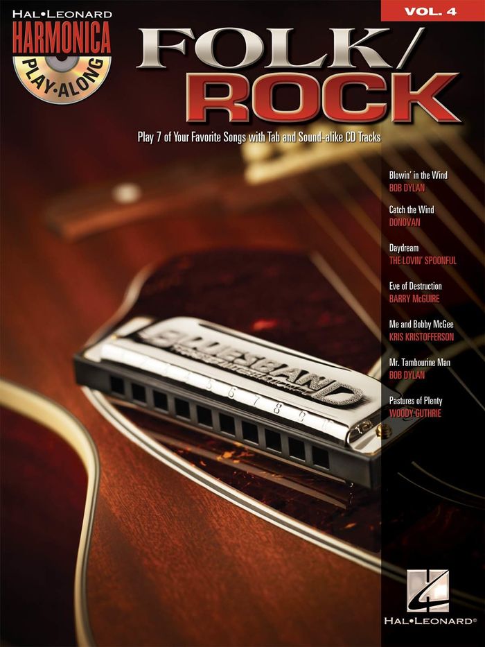 Couverture du livre « FOLK/ ROCK HARMONICA +CD » de Auteurs Divers, librairie Les Contes Infusés à Corte