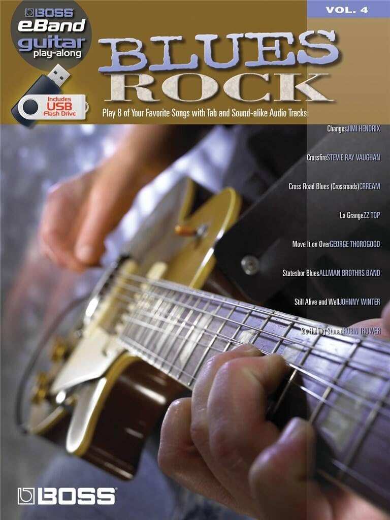 Couverture du livre « BLUES ROCK GUITARE » de Auteurs Divers, librairie Les Contes Infusés à Corte