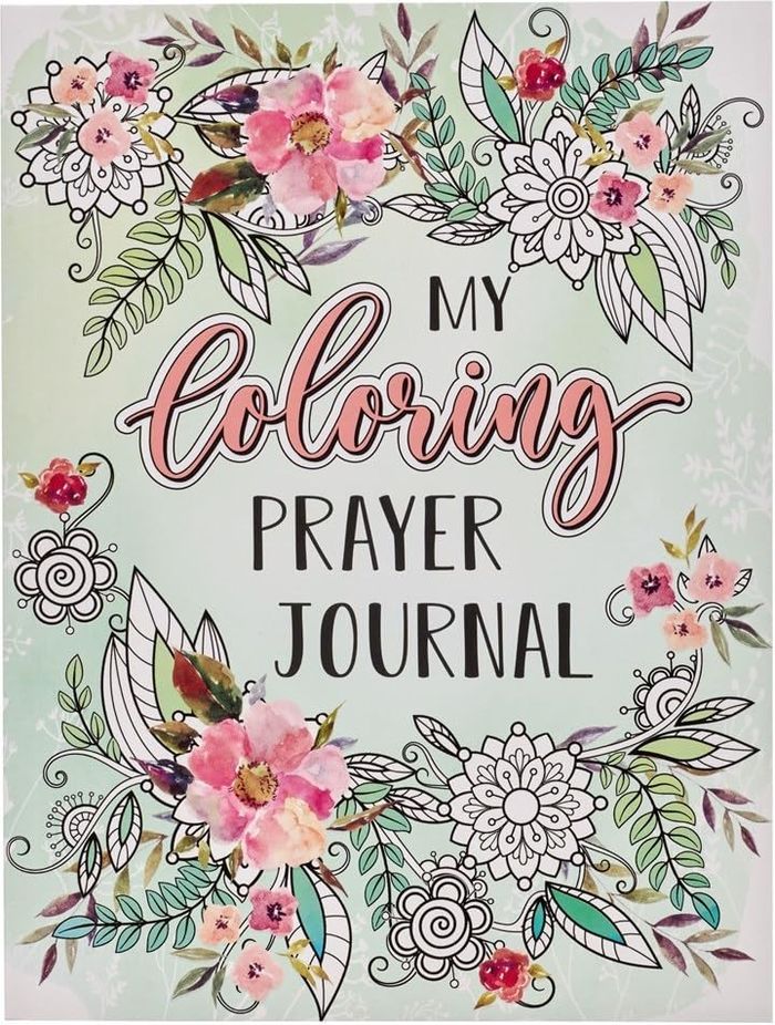 Couverture du livre « MY COLORING PRAYER JOURNAL » de Xxx, librairie Les Contes Infusés à Corte